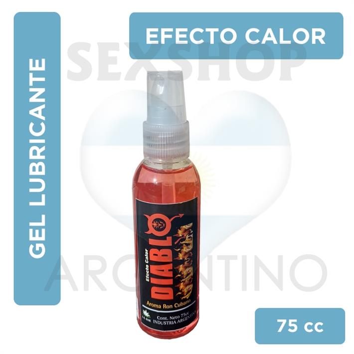 Gel lubricante efecto calor DIABLO 75cc